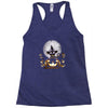 witch cat night Racerback Tank