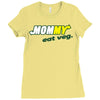 mommy eat veg Ladies Fitted T-Shirt