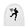 fortnite take the L black logo Baby Beanies