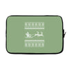ugly santa claus Laptop sleeve