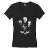 horror icons Women's V-Neck T-Shirt