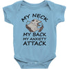 anxiety attack Baby Bodysuit