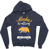 alaska is calling and i must go Zipper Hoodie