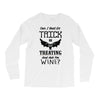 trick or treating &amp; ask for wine Long Sleeve Shirts
