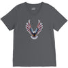american eagle usa flag wings V-Neck Tee