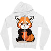 red fox 3 Zipper Hoodie