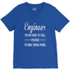 i'm not here to talk V-Neck Tee