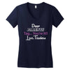 Dear Parents Tag You're It Love Teachers Women's Women's V-Neck T-Shirt