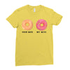 your wife my wife donuts Ladies Fitted T-Shirt
