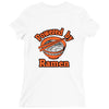 powered by ramen Ladies Fitted T-Shirt