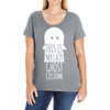 this is my lazy ghost costume Ladies Curvy T-Shirt