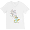 shark attack V-Neck Tee