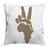 peace to africa Throw Pillow