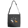 my girl friend your girlfriend unicorn Adjustable Strap Totes