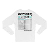 October Girl Facts Libra Long Sleeve Shirts