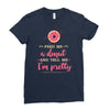 feed me a donut Ladies Fitted T-Shirt