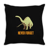 never forget Throw Pillow