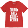 chubby girls cuddle better V-Neck Tee