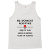 breakfast workout routine girls muscle top Tank Top