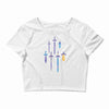 master swords Crop Top