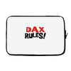 dax rules! Laptop sleeve
