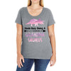cool grandma saurus Ladies Curvy T-Shirt