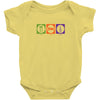 eat sleep radio Baby Onesie