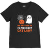 i'm the crazy cat lady V-Neck Tee