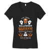 halloween warrior Women's V-Neck T-Shirt