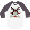 christmas t shirt santa reindeer penguin novelty xmas 3/4 Sleeve Shirt