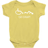 oh crap funny Baby Onesie