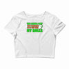 funny golf the older i get, ideal gift, birthday present Crop Top