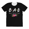 Bae Best Auntie Ever Friends Tv Show Parody All Over Women's T-shirt