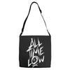 all time low graffiti Adjustable Strap Totes