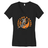 fight like a rebel Women's V-Neck T-Shirt