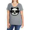 cool panda Ladies Curvy T-Shirt
