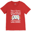 i love video games. V-Neck Tee