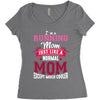 running mom white Women's Triblend Scoop T-shirt