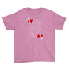 king of hearts playing card Youth Tee
