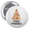 pizza lover's food pyramid Pin-back button