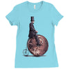 penny farthing Ladies Fitted T-Shirt