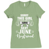 sorry this girl is already taken by a super sexy june boyfriend Ladies Fitted T-Shirt
