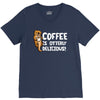 otter coffee V-Neck Tee