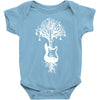 nature guitar white tree music banksy art Baby Onesie