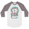 the girl and the dragon 3/4 Sleeve Shirt