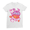 donut ghost baking Ladies Fitted T-Shirt