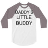 daddy little buddy 3/4 Sleeve Shirt