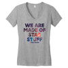 We Are Made Of Star Stuff Women's V-Neck T-Shirt