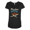 brother  the pilot the myth the legend Maternity Scoop Neck T-shirt