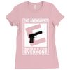 second amendment rated e for everyone Ladies Fitted T-Shirt